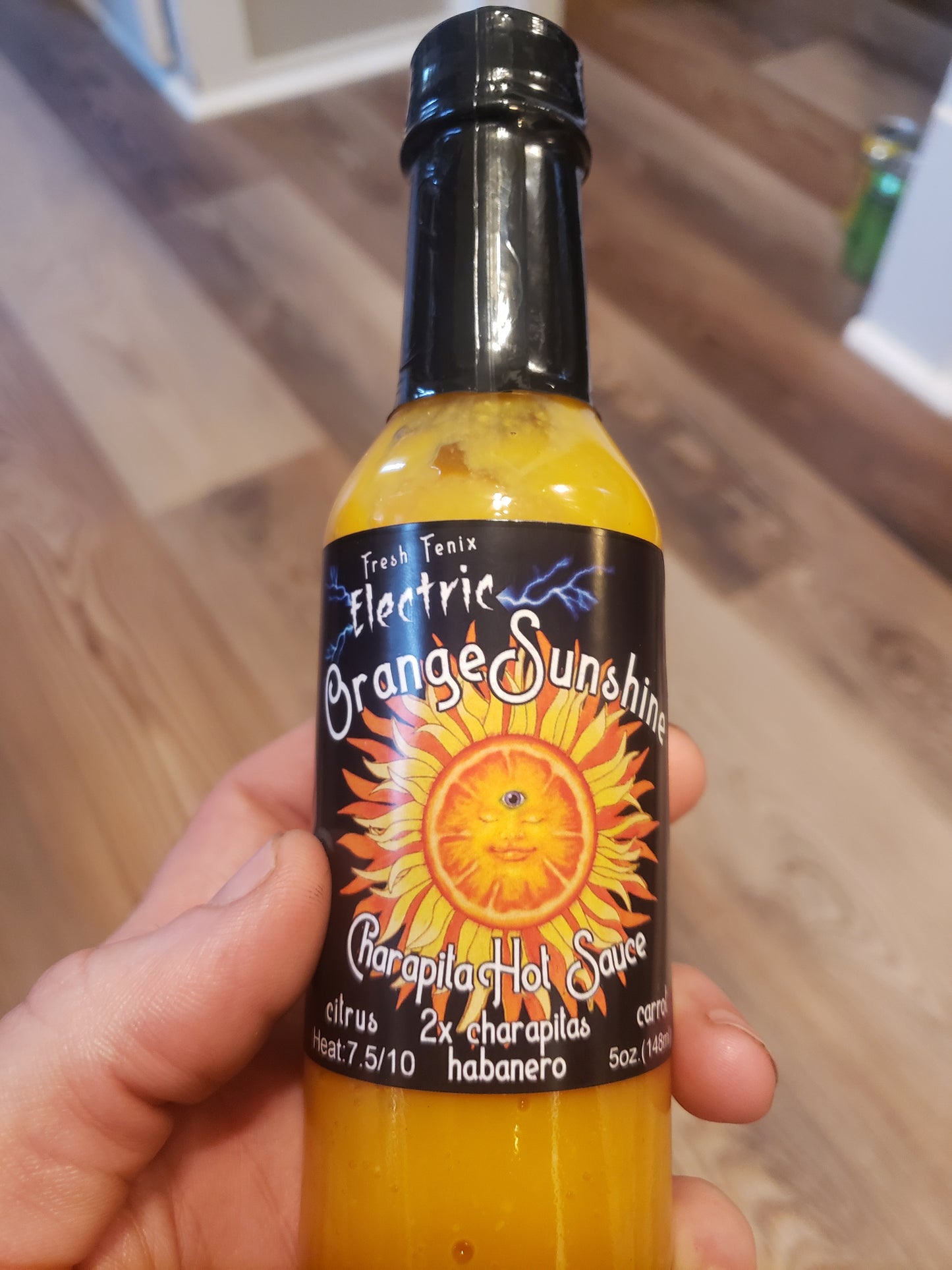 Electric Orange Sunshine Hot Sauce (Spicy)