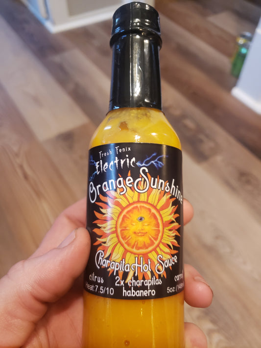 Electric Orange Sunshine Hot Sauce (Spicy)